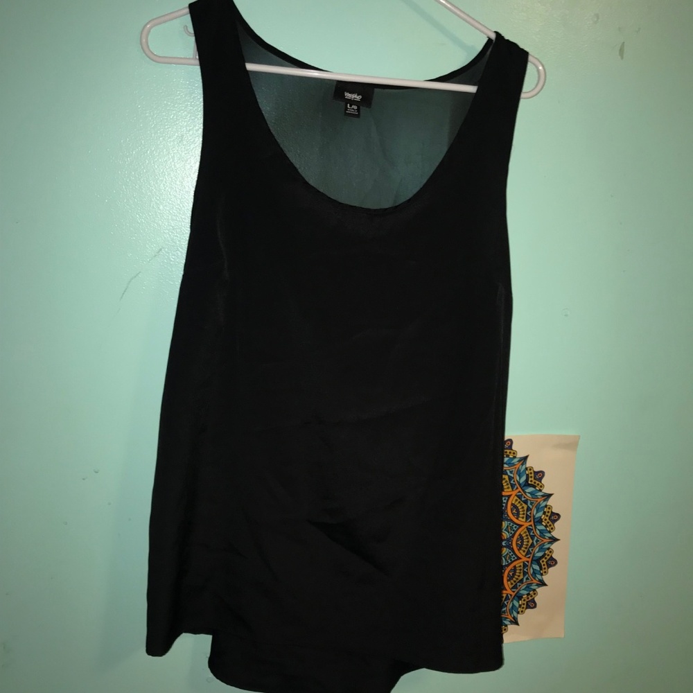 Mossimo Black Tank- Top Sheer